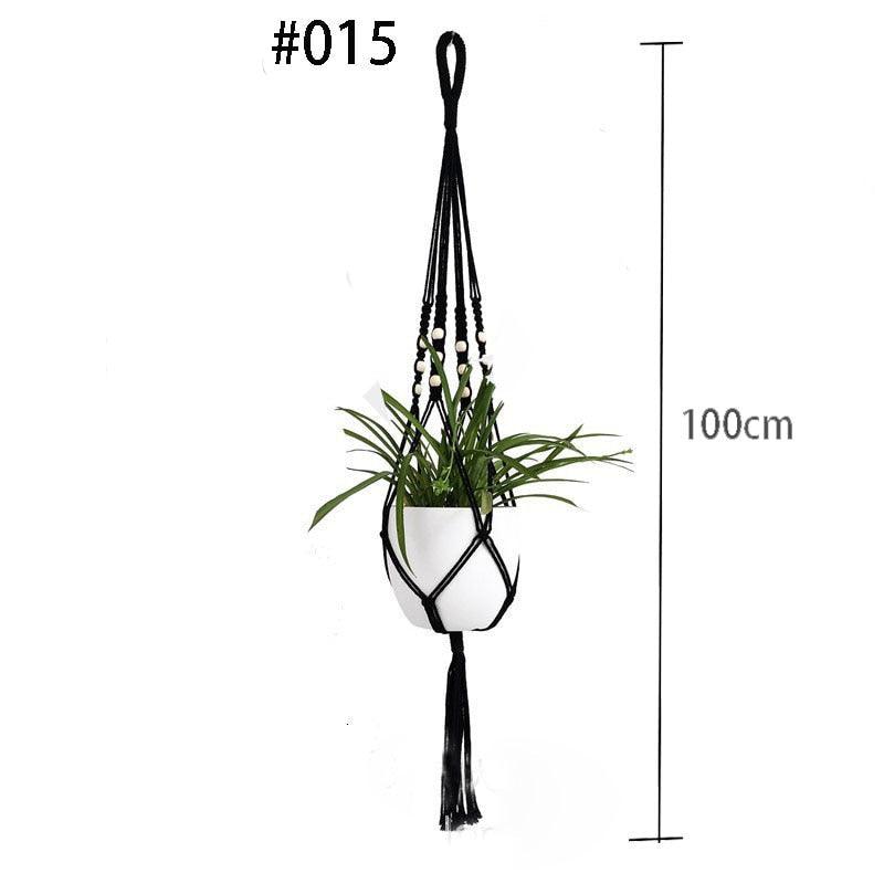 Hot sales 100% handmade macrame plant hanger flower /pot hanger for wall decoration countyard garden - Pepe Atacado e Varejo